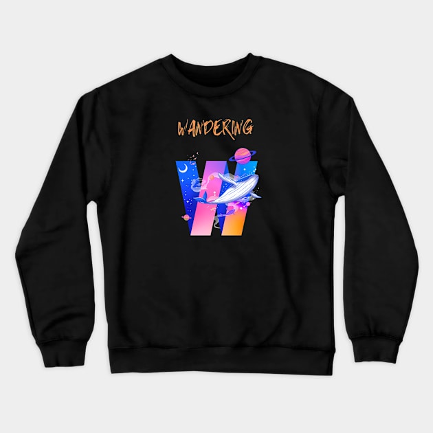 Wandering Crewneck Sweatshirt by Rc tees